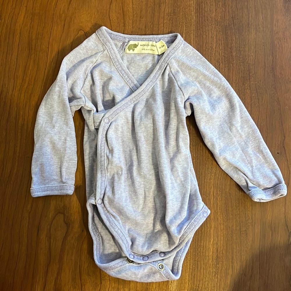Monica and Andy Long Sleeve Onesie